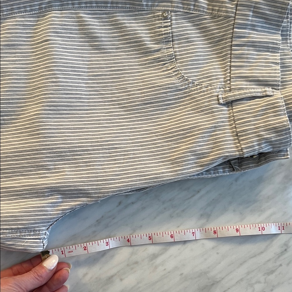 DL1961 Hepburn Wide Leg Striped  Chinos - Picture 9 of 9